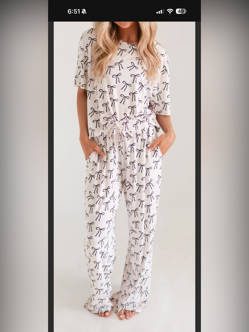 Brand new silks pajama
